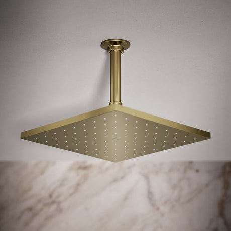 Contemporary Square 10" single-function rainhead, 1.75 gpm