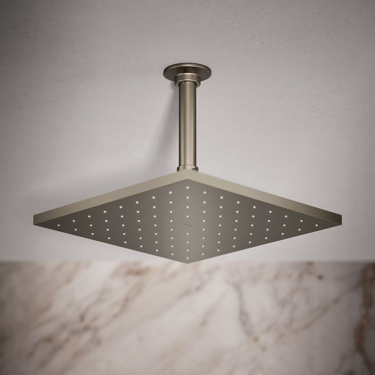 Contemporary Square 10" single-function rainhead, 1.75 gpm