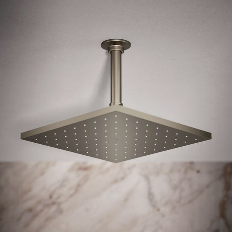 Contemporary Square 10" single-function rainhead, 1.75 gpm