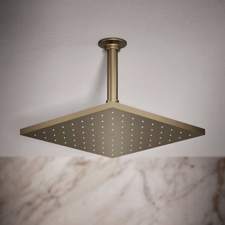 Contemporary Square 10" single-function rainhead, 1.75 gpm