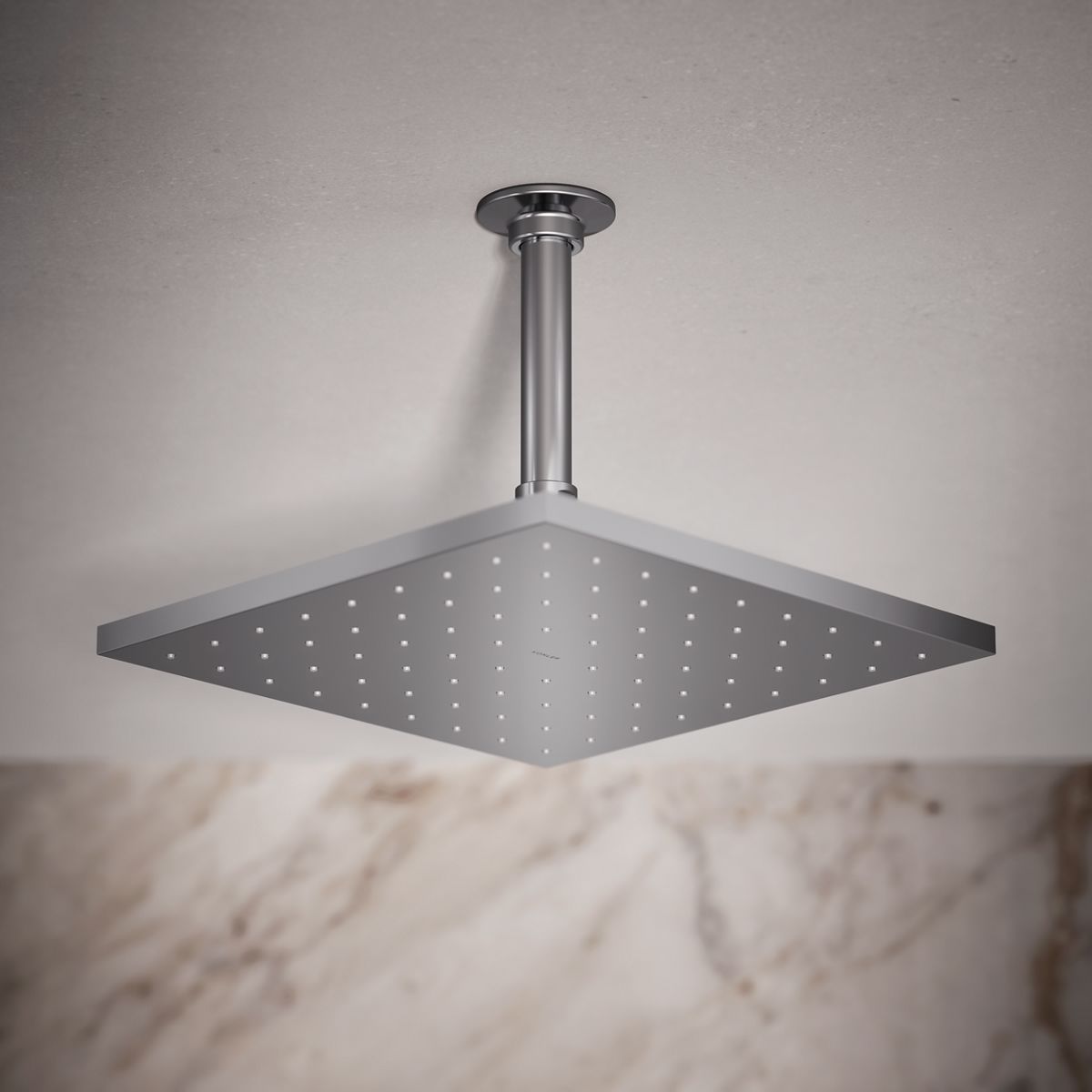 Contemporary Square 10" single-function rainhead, 1.75 gpm