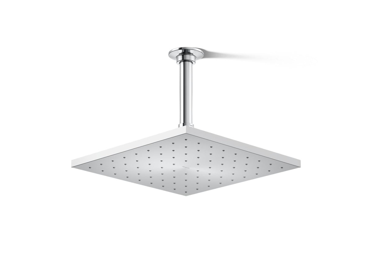 Contemporary Square 10" single-function rainhead, 1.75 gpm