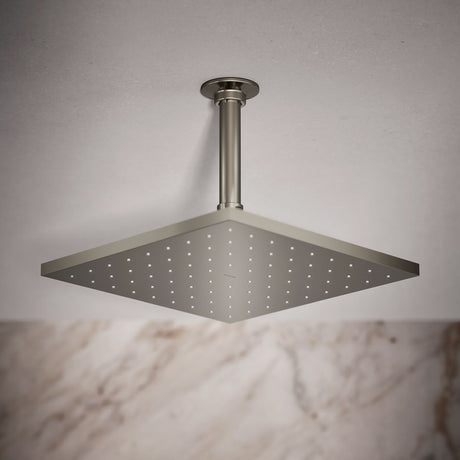 Contemporary Square 10" single-function rainhead, 1.75 gpm