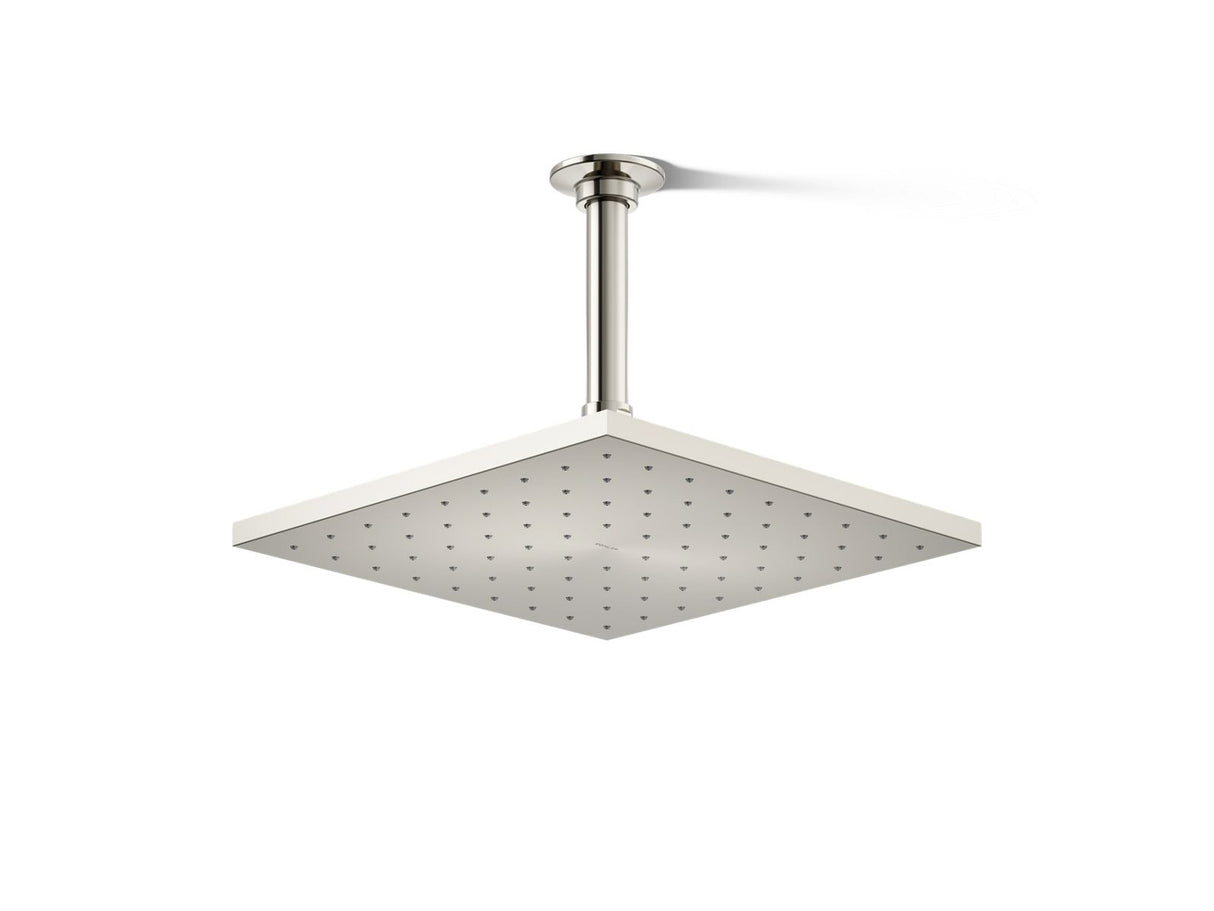 Contemporary Square 10" single-function rainhead, 1.75 gpm