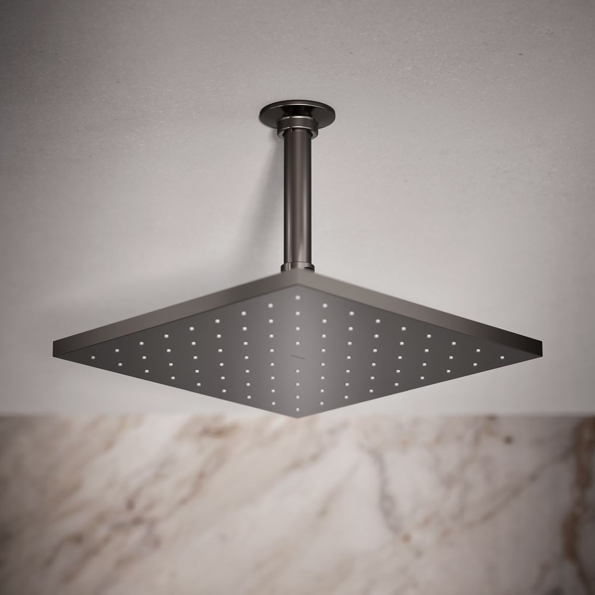 Contemporary Square 10" single-function rainhead, 1.75 gpm