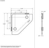 Link Curve Neo-angle 40 x 40 x 75 in. 8mm Pivot Shower Door for Corner Installation with Clear glass in Chrome