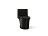 Veil® One-piece elongated toilet with skirted trapway, dual-flush