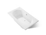 Memoirs® 72" x 42" drop-in Heated BubbleMassage™ air bath with Bask® heated surface