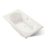 Memoirs® 72" x 42" drop-in Heated BubbleMassage™ air bath with Bask® heated surface
