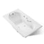 Memoirs® 72" x 42" drop-in heated whirlpool bath