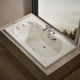 Memoirs® 72" x 42" drop-in heated whirlpool bath