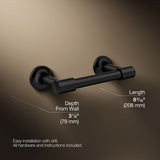 Purist® Pivoting toilet paper holder