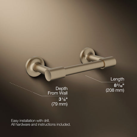 Purist® Pivoting toilet paper holder