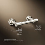 Purist® Pivoting toilet paper holder