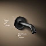 Purist® Wall-mount bath spout