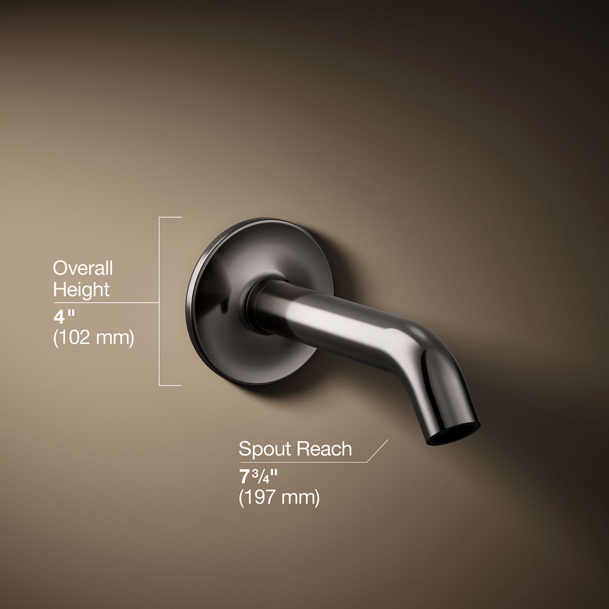 Purist® Wall-mount bath spout