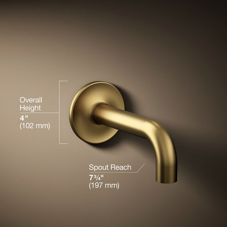 Purist® Wall-mount bath spout