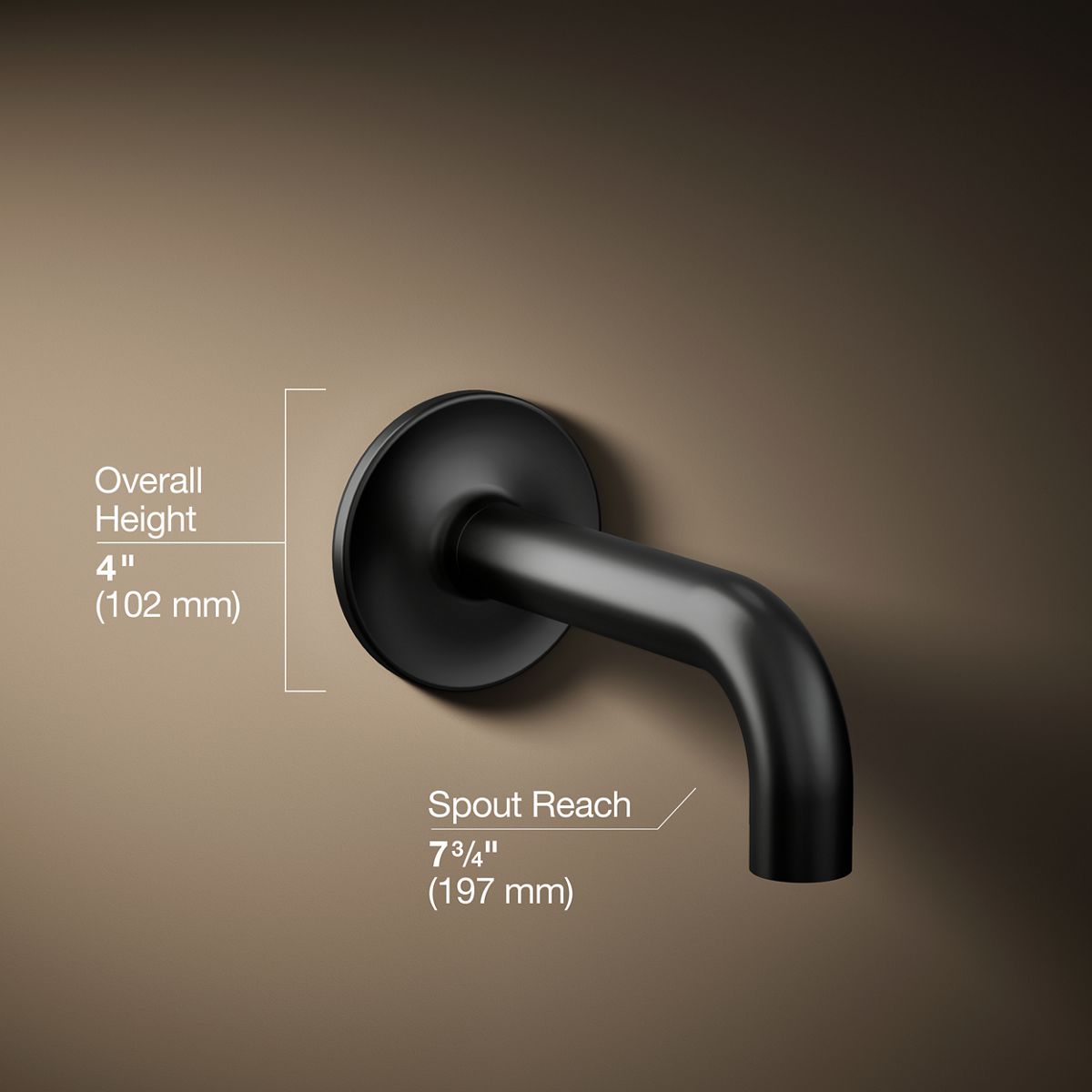 Purist® Wall-mount bath spout