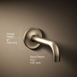Purist® Wall-mount bath spout