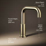 Purist® Deck-mount bath spout