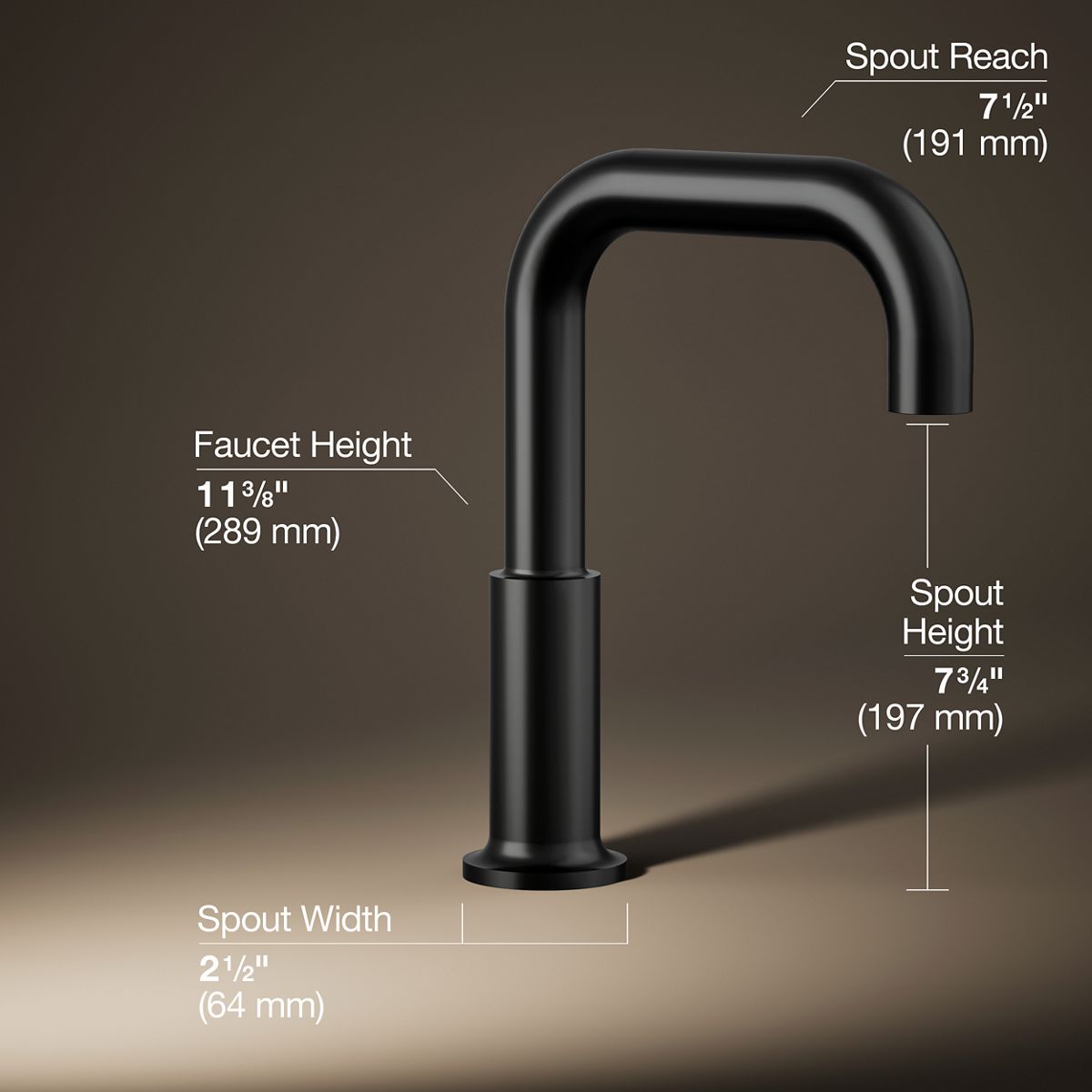 Purist® Deck-mount bath spout