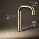 Purist® Deck-mount bath spout