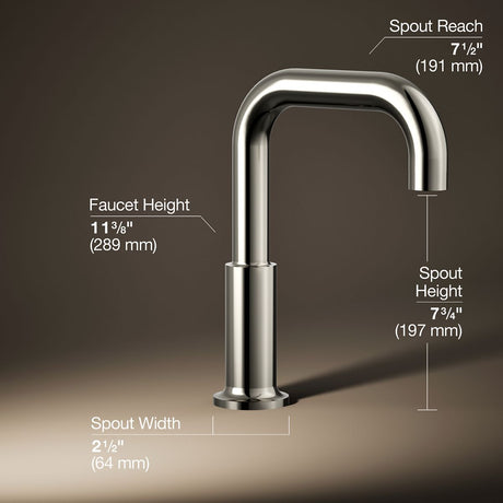 Purist® Deck-mount bath spout