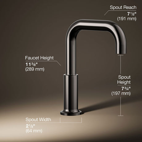 Purist® Deck-mount bath spout
