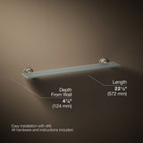 Purist® Glass shelf