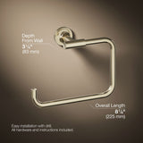 Purist® Towel ring