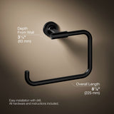 Purist® Towel ring