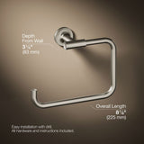 Purist® Towel ring
