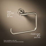 Purist® Towel ring