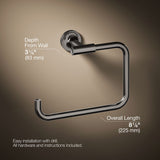 Purist® Towel ring
