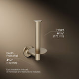 Purist® Vertical toilet paper holder