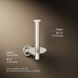 Purist® Vertical toilet paper holder