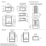KDS 3448 AcrylX Alcove Center Drain Four-Piece Shower in White