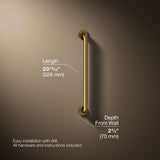Contemporary 24" grab bar