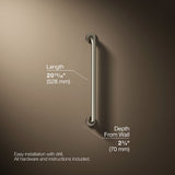 Contemporary 24" grab bar