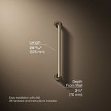 Contemporary 24" grab bar
