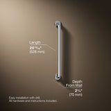 Contemporary 24" grab bar