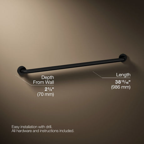 Contemporary 36" grab bar