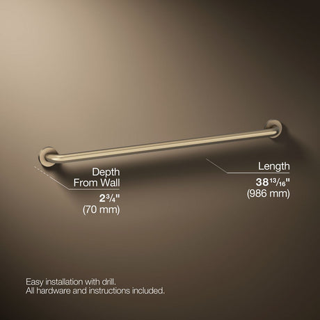 Contemporary 36" grab bar
