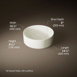 Vox® 16-1/2" round vessel bathroom sink