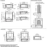 Essence TS-6030 AcrylX Alcove Left-Hand Drain Four-Piece Tub Shower in White
