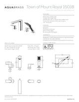 4-piece deckmount tub filler with handshower