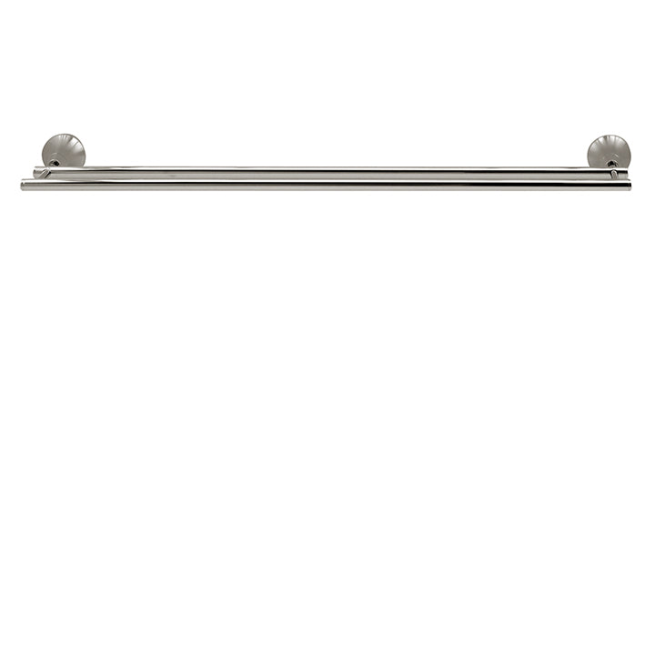 24" wallmount double towel bar