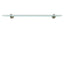 Aquabrass 27.5-Inch Wall Mount Glass Bathroom Shelf 1510 - image 2