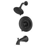Estate 1.8 gpm/6.8 L/min Tub and Shower Trim Kit With Water-Saving 3-Function Showerhead, Double Ceramic Pressure Balance Cartridge With Lever Handle