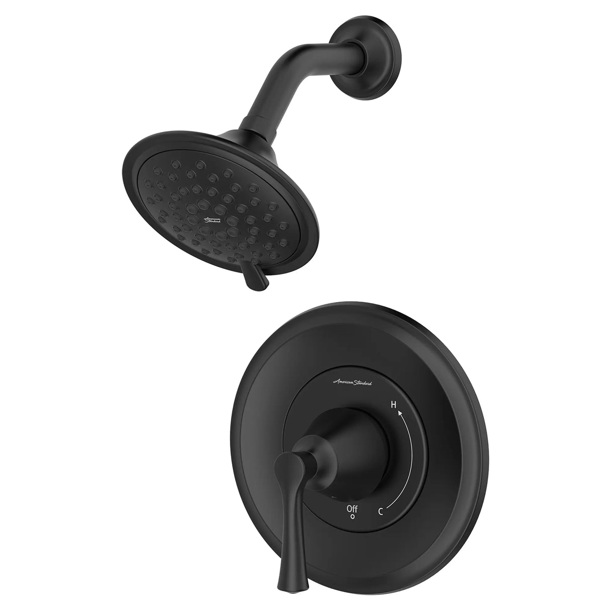 Estate 1.8 gpm/6.8 L/min Shower Trim Kit With Water-Saving 3-Function Showerhead, Double Ceramic Pressure Balance Cartridge With Lever Handle